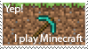 Play Minecraft stamp
